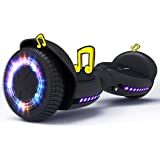 TOMOLOO Hoverboards Bluetooth with Led Light Flashing Wheels, Hover Boards for Kids, Self Balancing Hoverboard Adult