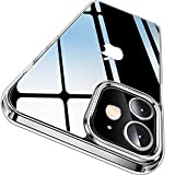 CASEKOO Crystal Clear Designed for iPhone 12 Case, Designed for iPhone 12 Pro Case [Not Yellowing] Shockproof Protective Phone Case Slim Thin Cover (6.1'') 2020- Clear