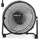 OPOLAR USB Powered Desk Fan with USB plug, 9 Inch Quiet Portable Fan with Enhanced Airflow, 2 Speeds,Perfect Personal Cooling Fan for Home Office Table
